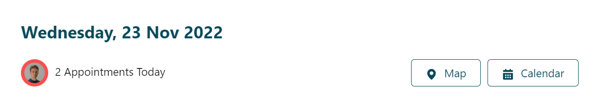 Top of the appointment list